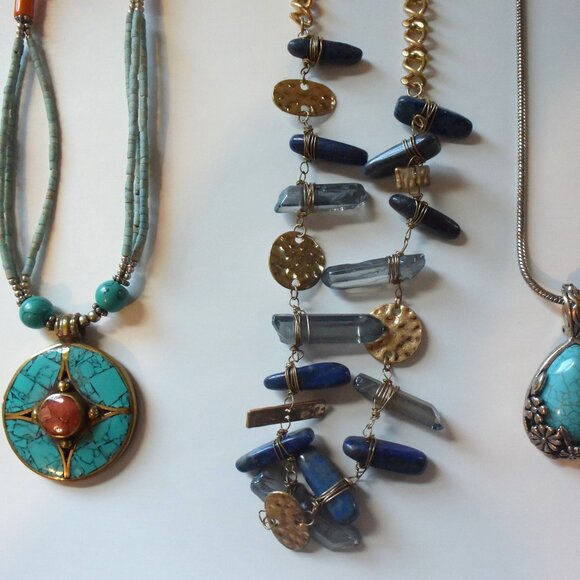 10 Fashion Necklaces No Duplicates LIKE NEW - Picture 4 of 9